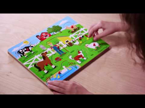 Melissa and Doug Sound Puzzle - Old MacDonald&