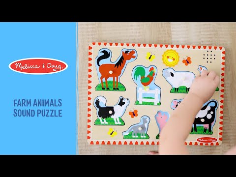Melissa and Doug Sound Puzzle Farm Animals