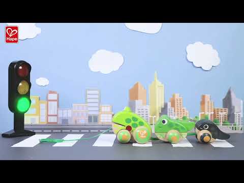 Pull-Along Frog Family