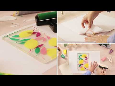 Djeco Atelier 46 - Gel Printing - Lemons